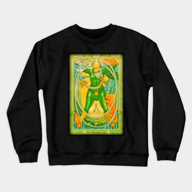 Thoth Tarot - O - The Fool. Crewneck Sweatshirt by OriginalDarkPoetry